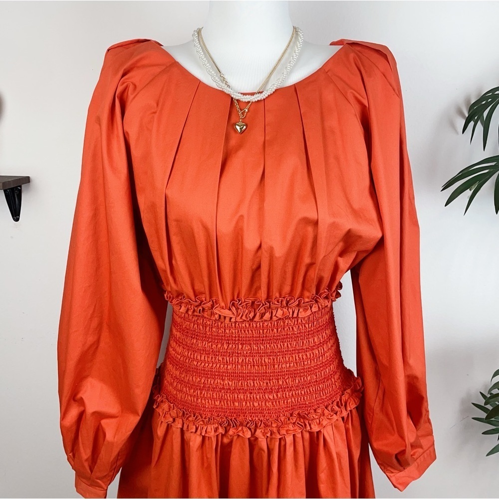 En Saison Esme Midi Dress in Sienna - Picture 3 of 11